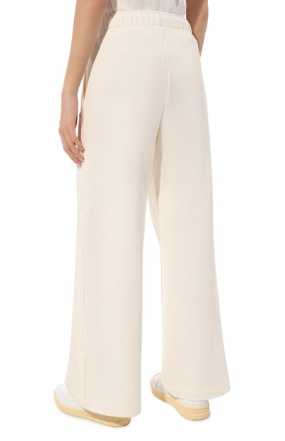 Хлопковые брюки PANGAIA белого цвета по цене 15600 руб., арт. Move Wide Leg Track Pants, фото 4 Хлопковые брюки PANGAIA, арт. Move Wide Leg Track Pants, фото 4