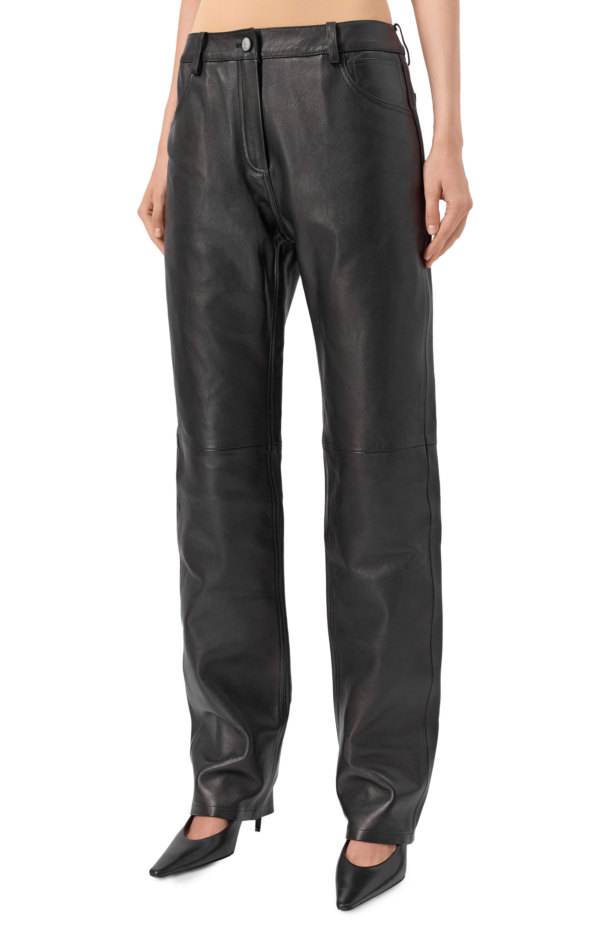 Кожаные брюки MAGDA BUTRYM, арт. 211725, фото 3