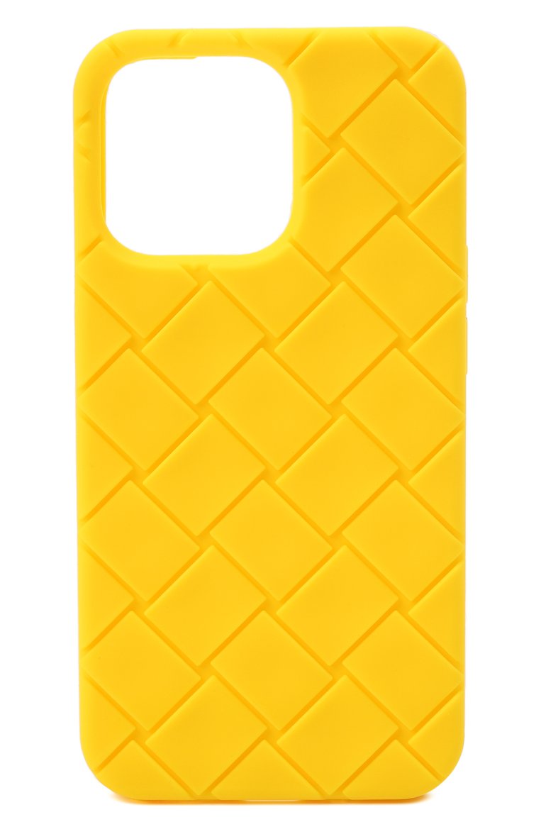 Чехол для iphone 13 pro BOTTEGA VENETA желтого цвета, арт. 690824/V0EY0 | Фото 1 (Материал: Пластик; Региональные ограничения белый список (Axapta Mercury): Не проставлено; Нос: Не проставлено)