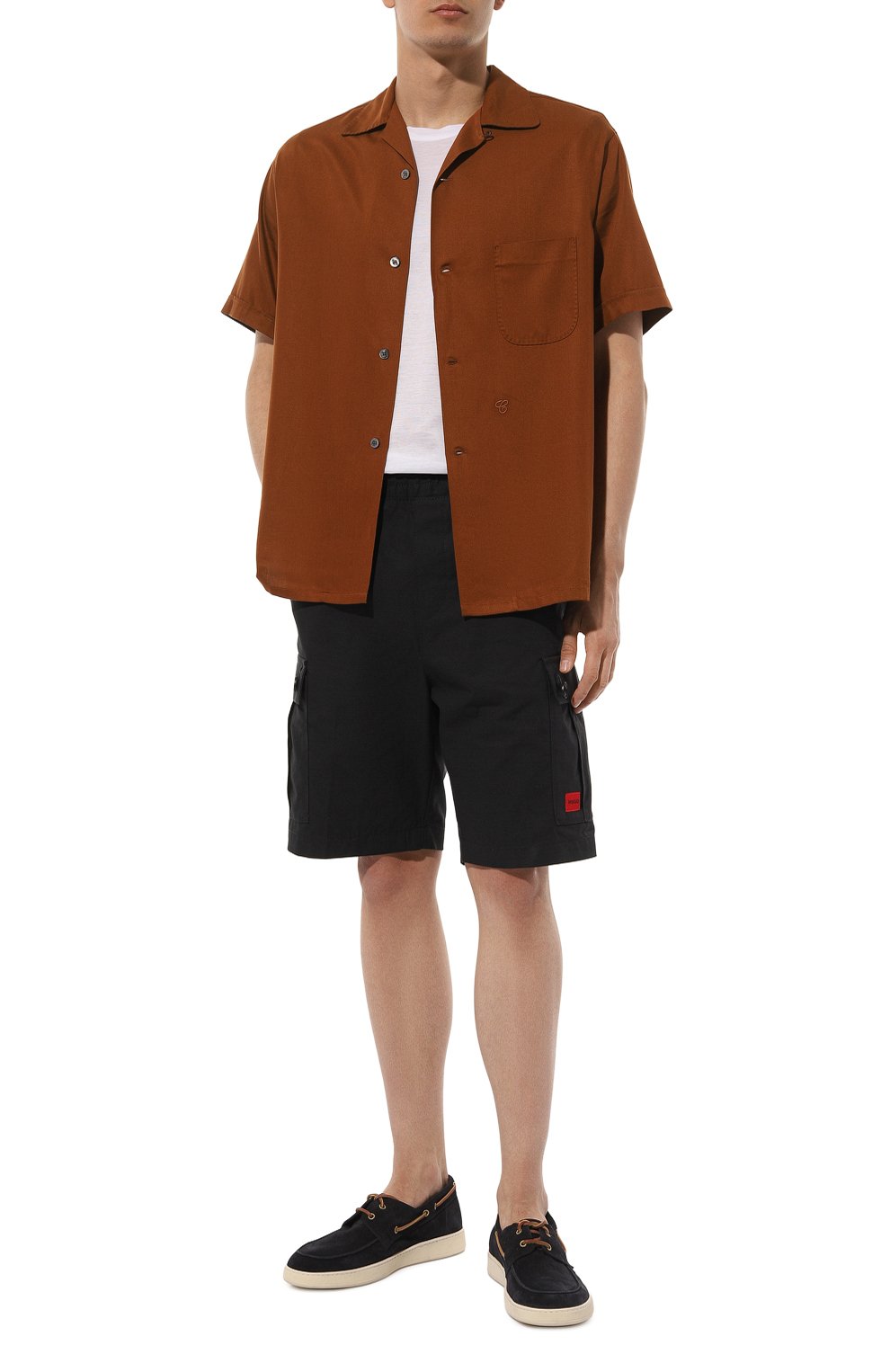 Хлопковые шорты HUGO, арт. 50510594, фото 2