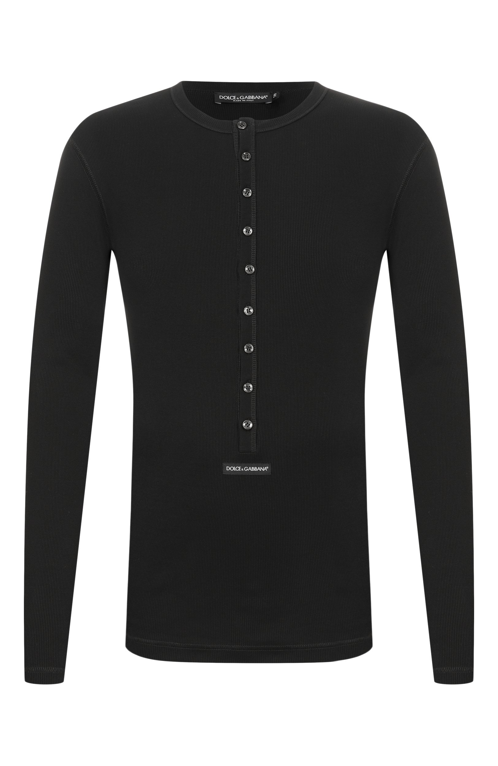 Хлопковый лонгслив-хенли DOLCE & GABBANA, арт. G8PG8T/G7P3I, фото 1