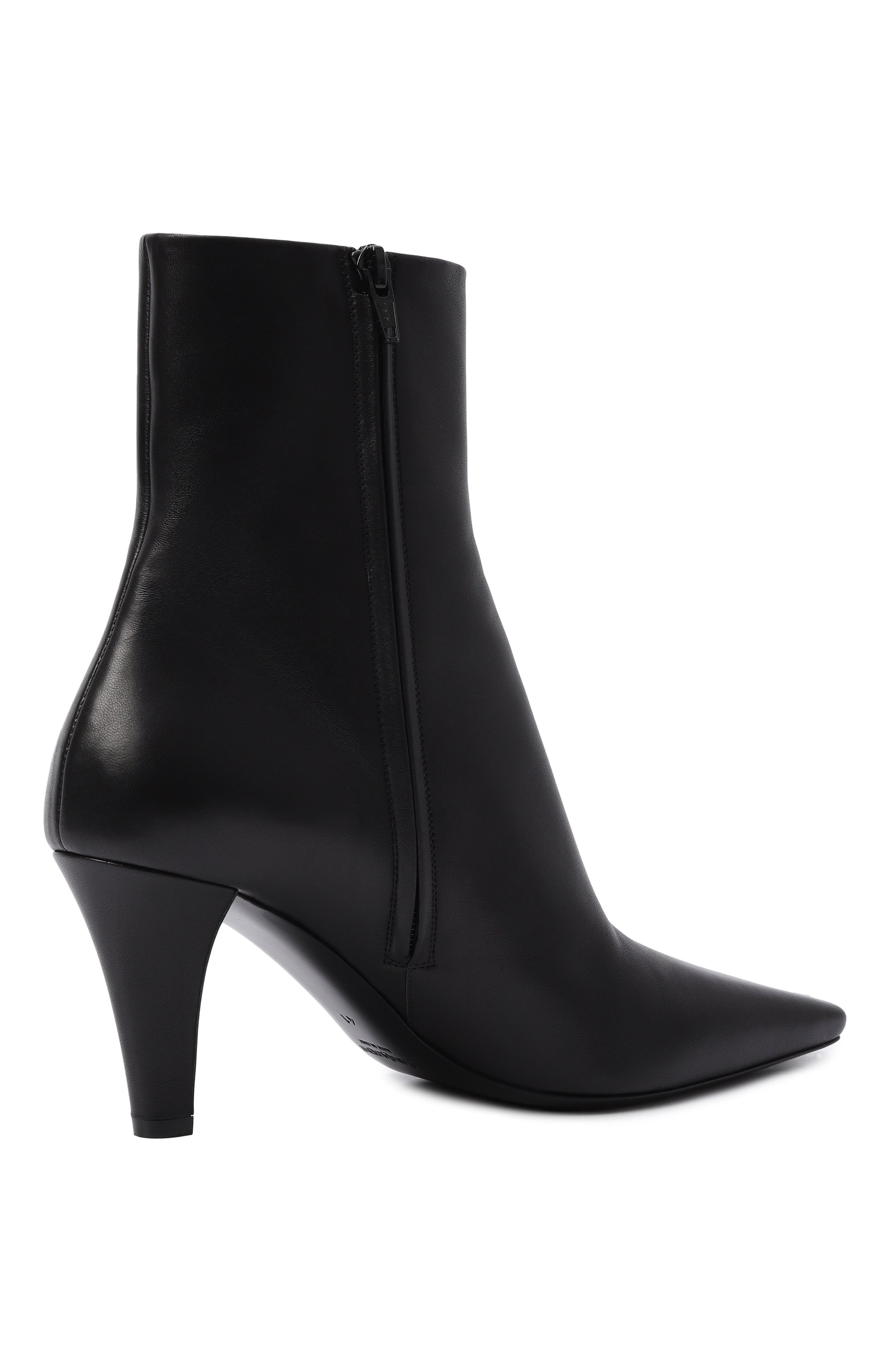 Кожаные ботильоны jill SAINT LAURENT, арт. 806671/AADGZ, фото 5