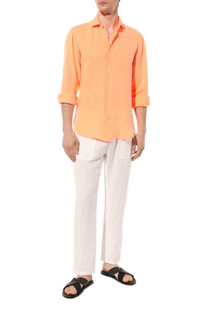 Льняная рубашка MC2 SAINT BARTH, арт. STBM/PAMPL0NA/00882D, фото 2