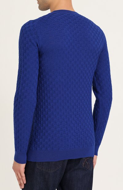 Шерстяной джемпер фактурной вязки FABRIZIO DEL CARLO, арт. CC2054, фото 4