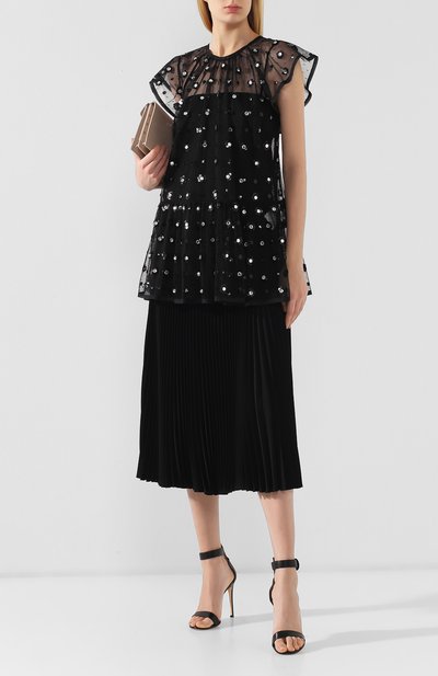 Топ с декоративной отделкой REDVALENTINO, арт. RR3AA00L/CRN, фото 2