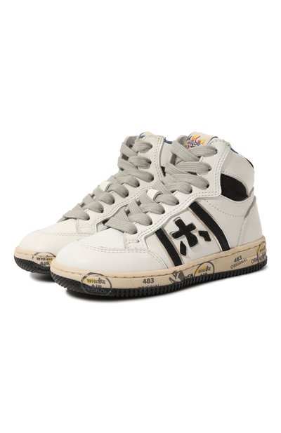 Высокие кеды из кожи PREMIATA WILL BE, арт. 18321839/WALLY HI/20-26, фото 1