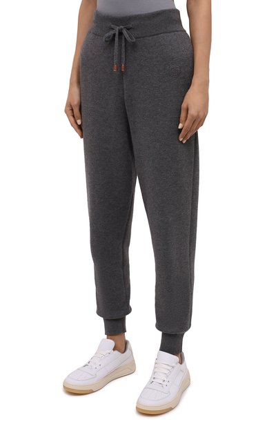 Джоггеры BURBERRY темно-серого цвета по цене 87550 руб., арт. 8044740, фото 3 Джоггеры BURBERRY, арт. 8044740, фото 3