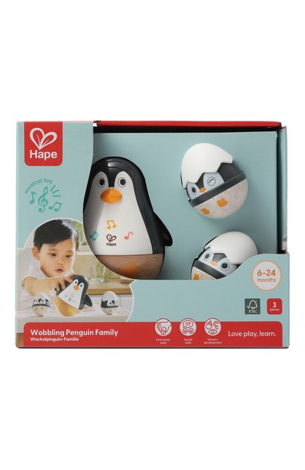 Музыкальная игрушка-неваляшка пингвин HAPE, арт. E0136_HP