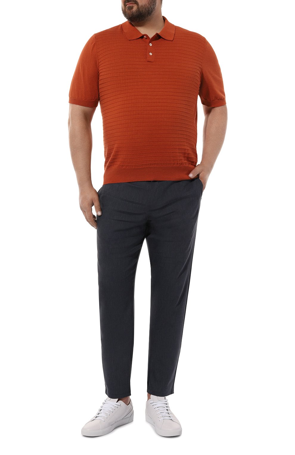 Брюки изо льна и шерсти CANALI, арт. U1659/AE02571/304/58-64, фото 2