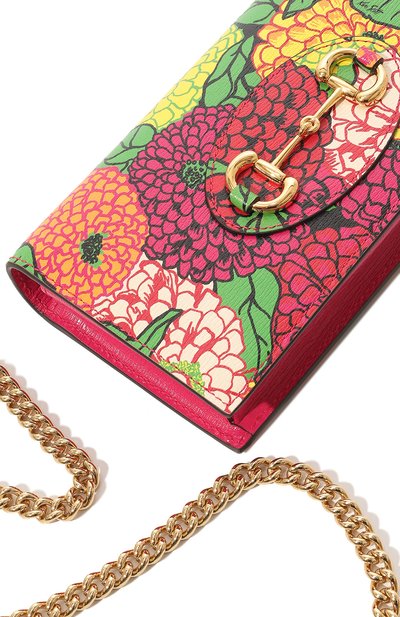 Кошелек на цепочке 1955 horsebit gucci x ken scott GUCCI разноцветного цвета по цене 125280 руб., арт. 621892 UAFAG, фото 3 Кошелек на цепочке 1955 horsebit gucci x ken scott GUCCI, арт. 621892 UAFAG, фото 3