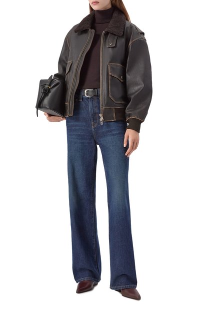 Кожаный бомбер DUNST, арт. UDJU5C102W2, фото 2