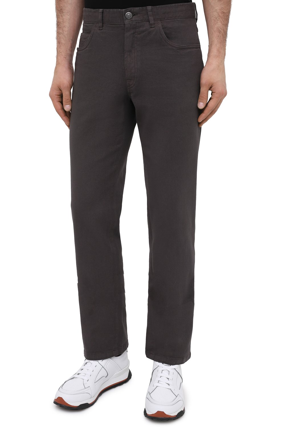 Джинсы stelvio BRIONI коричневого цвета по цене 77400 руб., арт. SPNJ0M/08T01/STELVI0, фото 4 Джинсы stelvio BRIONI, арт. SPNJ0M/08T01/STELVI0, фото 4