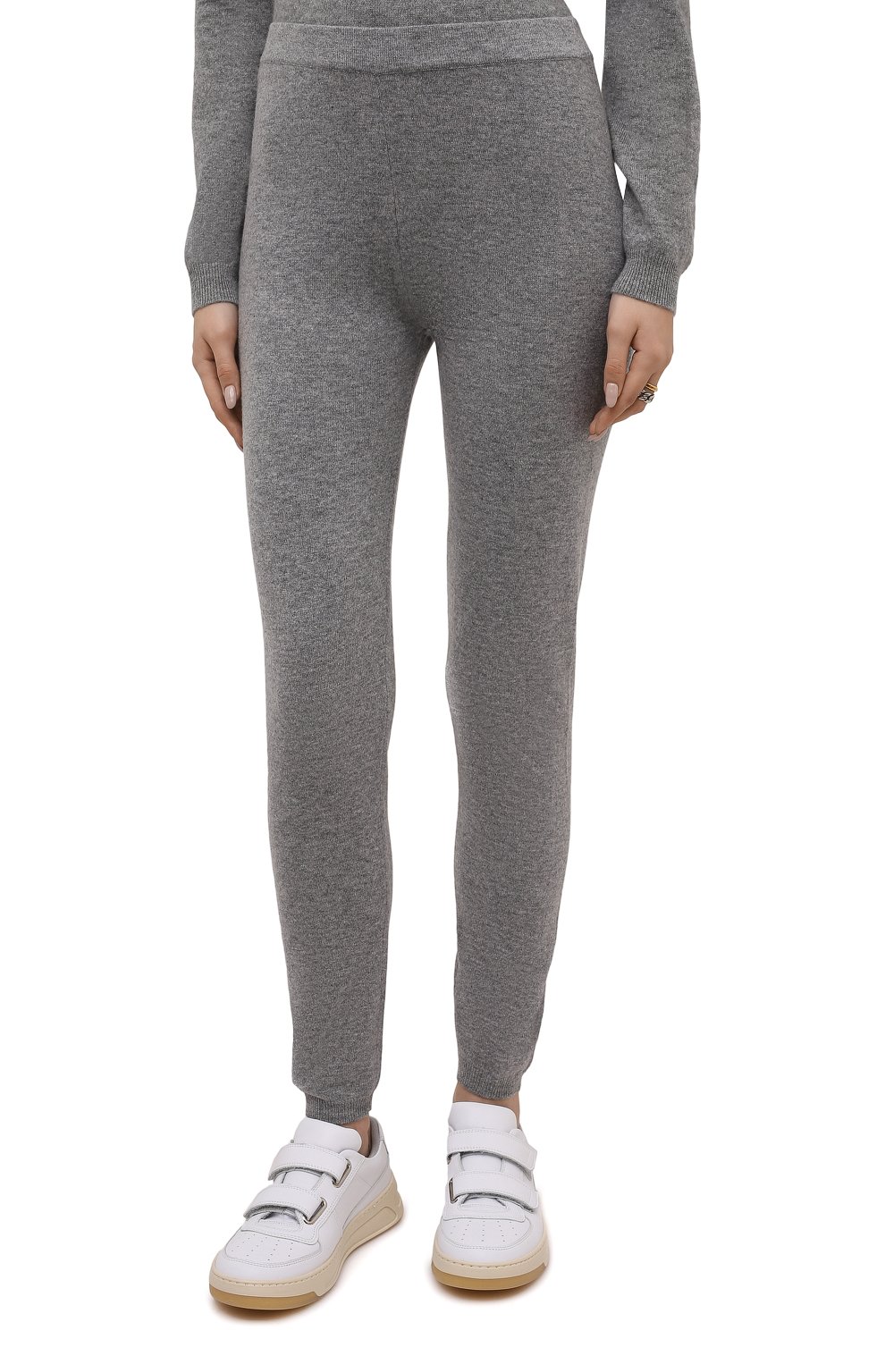 Джоггеры из шерсти и кашемира ALLUDE, арт. 215/17008, фото 3