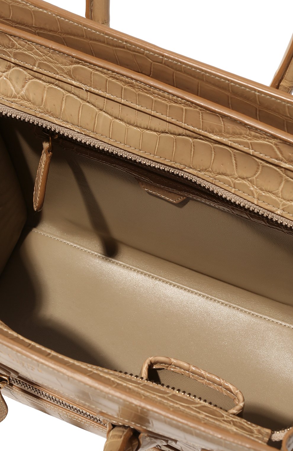 Сумка luggage micro из кожи крокодила CELINE, арт. 167794ACS, фото 5