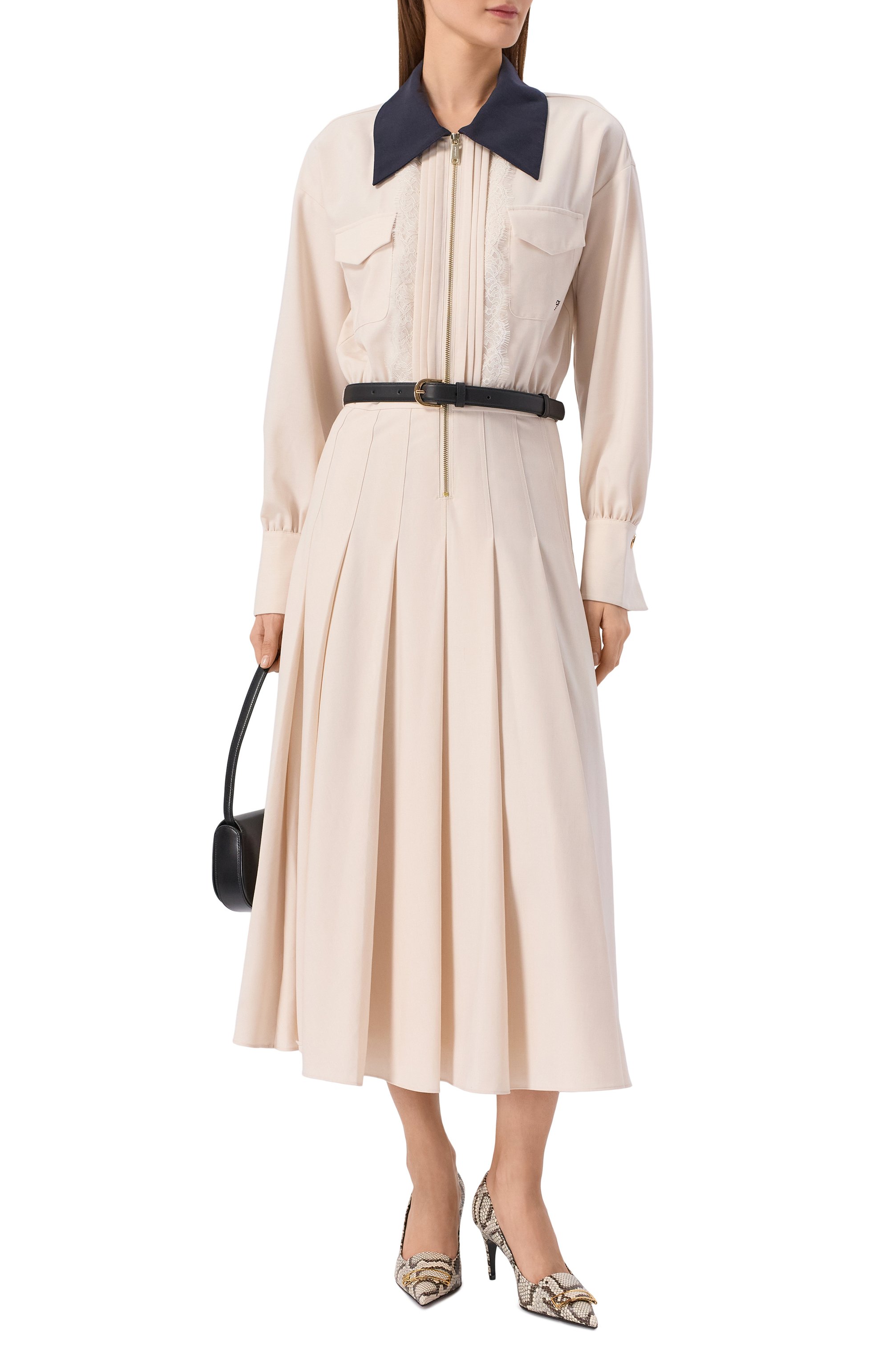 Кожаные туфли evolve 75 SERGIO ROSSI серого цвета по цене 99050 руб., арт. B14490/MCAS32, фото 3 Кожаные туфли evolve 75 SERGIO ROSSI, арт. B14490/MCAS32, фото 3