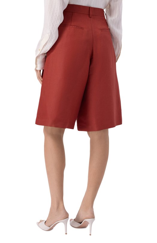 Шорты изо льна и шелка MVST M26.2PW.T011/F123 Красный  M26.2PW.T011/F123 Фото 4