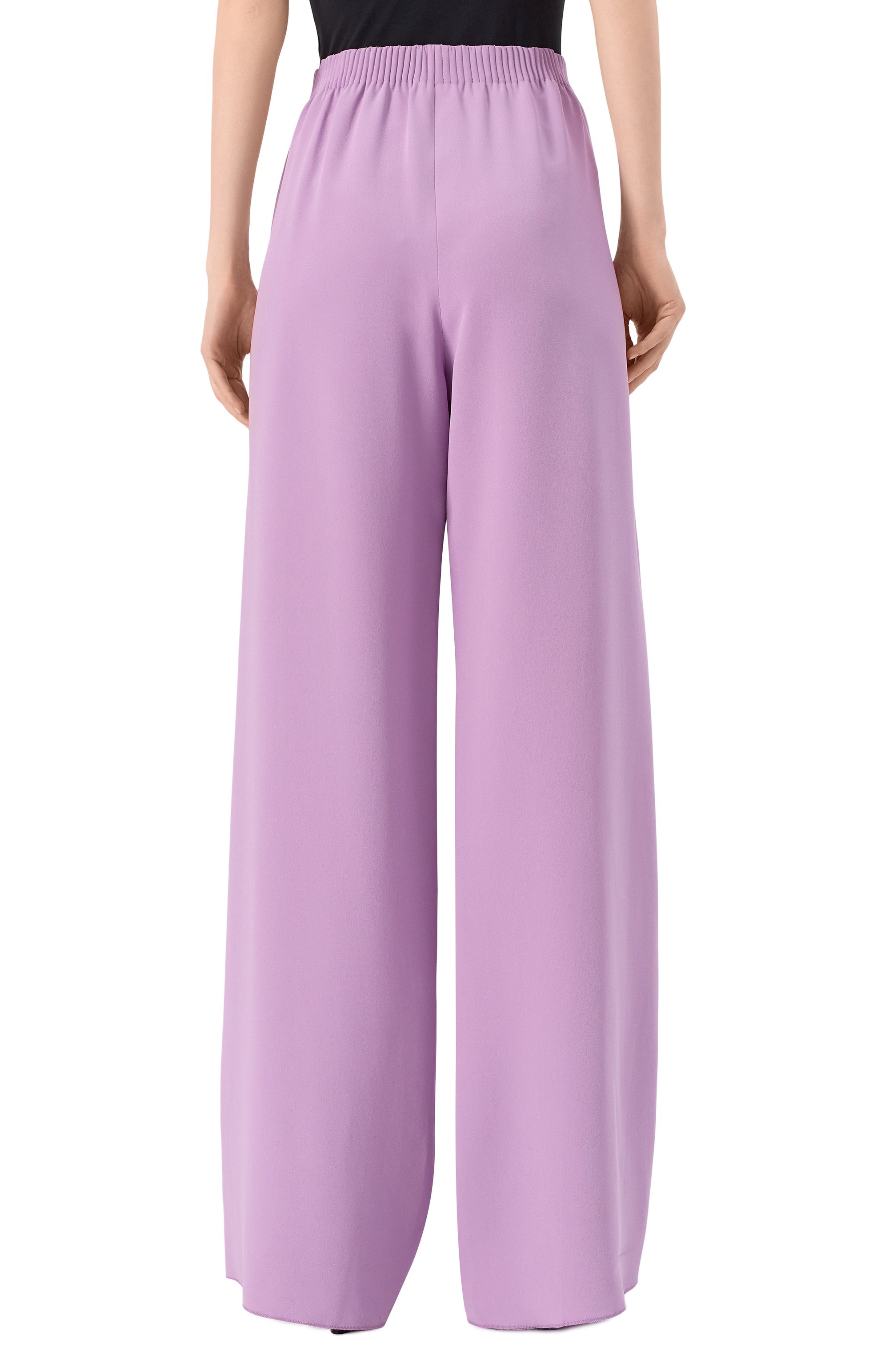 Шелковые брюки VALENTINO, арт. 6B3RB6861MM, фото 4