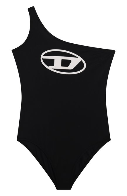 Детского слитный купальник DIESEL черного цвета, арт. J02298/KYAG8 | Фото 1 (Нос: Не проставлено; Материал внешний: Синтетический материал; Материал сплава: Проставлено; Материал подклада: Синтетический материал)