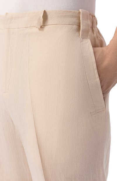 Льняные шорты KITON, арт. UPKN098K0708H, фото 5