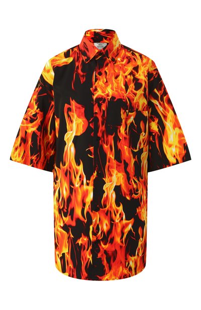 Хлопковая рубашка VETEMENTS, арт. UA66SH430X