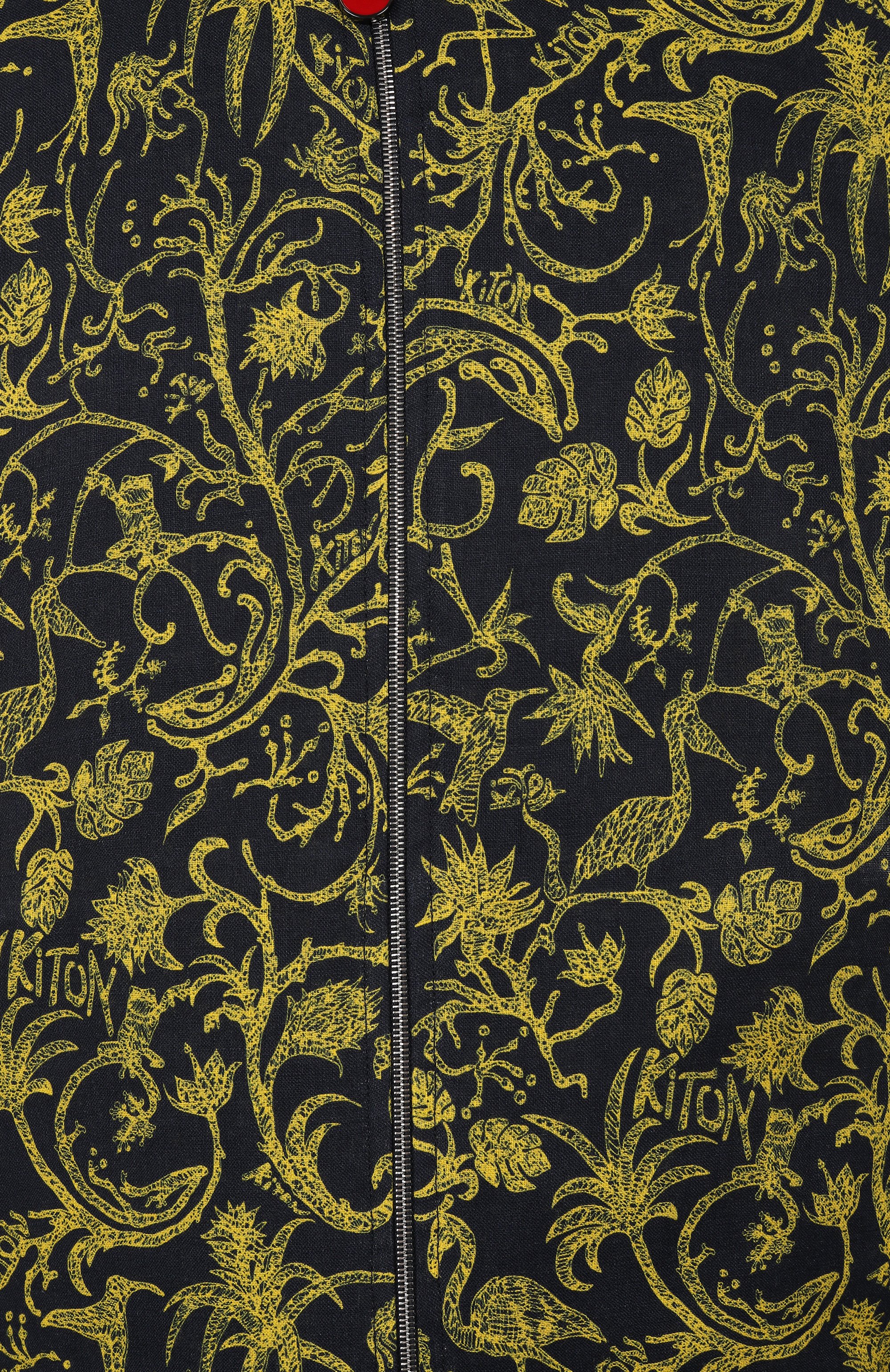 Льняной бомбер KITON, арт. UG0001H0930301, фото 6