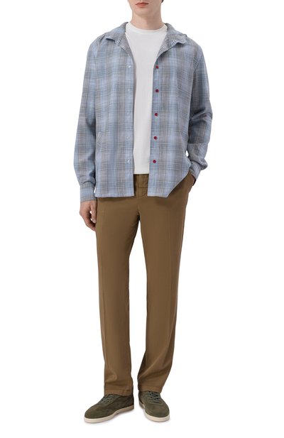 Рубашка из шерсти и шелка KITON, арт. UMCMARK0628G, фото 2