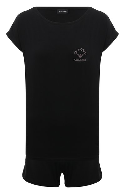 Женская хлопковая пижама EMPORIO ARMANI, арт. 164794/4R223