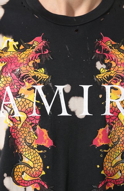 Хлопковая футболка AMIRI, арт. F9M03109CJ, фото 5