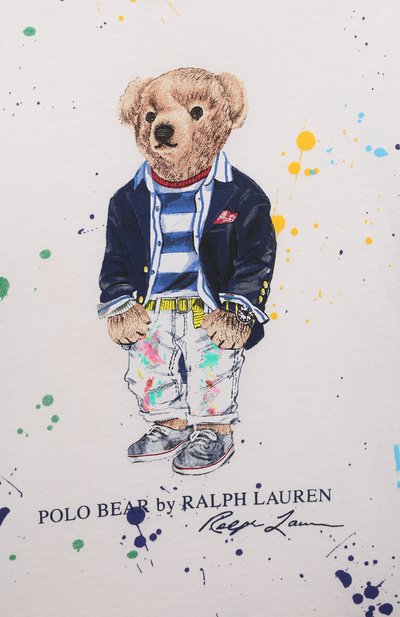 Хлопковая футболка POLO RALPH LAUREN, арт. 322858891, фото 3