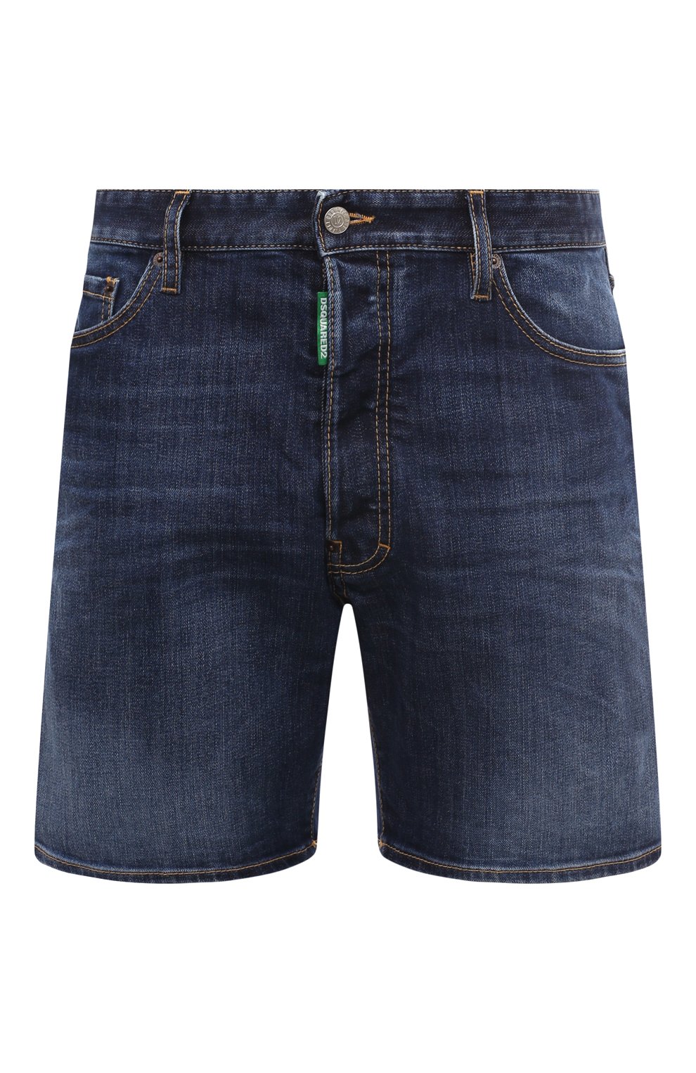 Джинсовые шорты DSQUARED2 синего цвета по цене 49150 руб., арт. S78MU0051/S30819, фото 1 Джинсовые шорты DSQUARED2, арт. S78MU0051/S30819, фото 1
