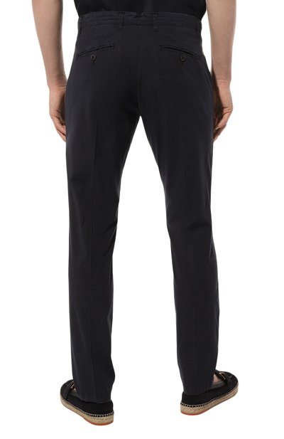 Брюки FEDELI темно-синего цвета по цене 31650 руб., арт. 6UEL0409, фото 4 Брюки FEDELI, арт. 6UEL0409, фото 4