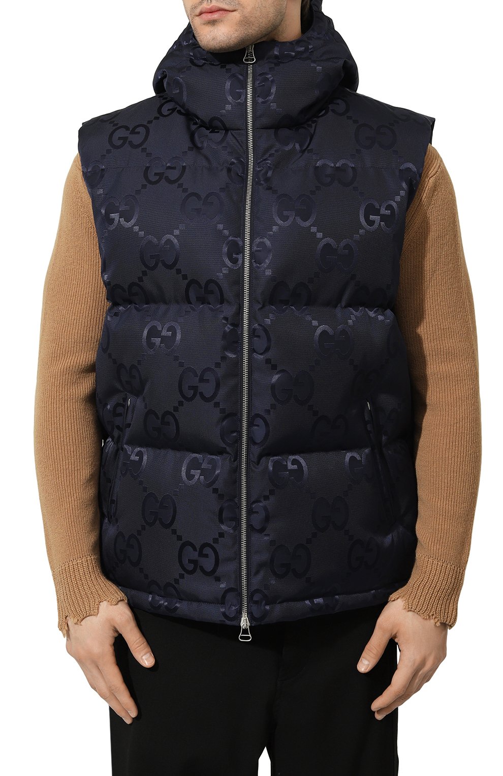 Пуховый жилет jumbo gg GUCCI, арт. 698715/Z8A53, фото 3