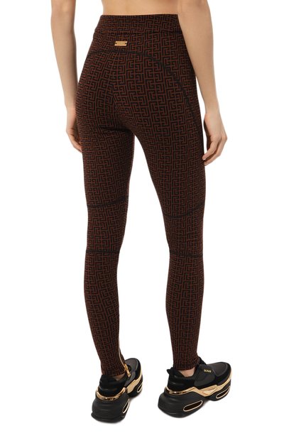 Хлопковые легинсы BALMAIN, арт. AF00C035JC97, фото 4