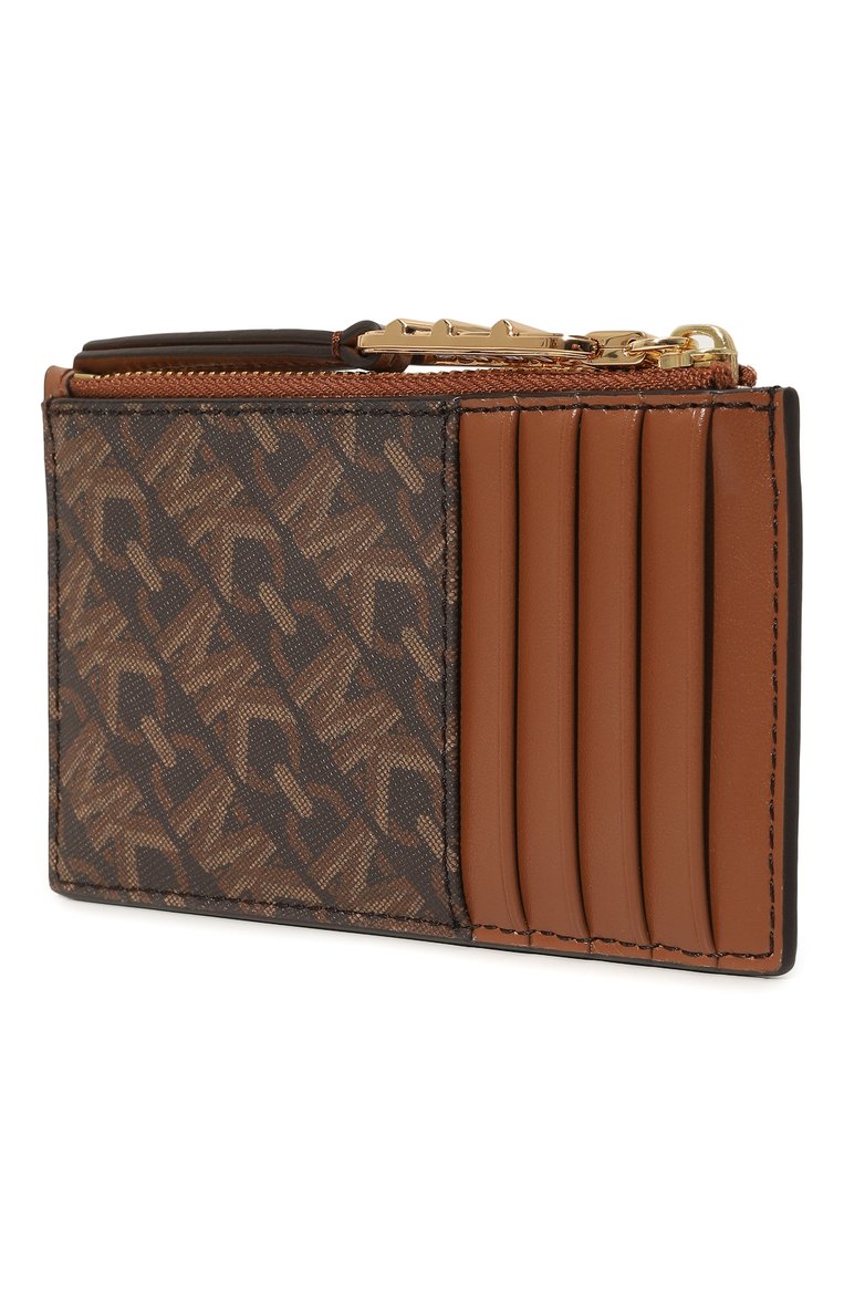 Женский футляр для кредитных карт MICHAEL MICHAEL KORS коричневого цвета, арт. 34H3G8ED1B | Фото 2 (Нос: Не проставлено; Материал сплава: Проставлено; Материал: Пластик)