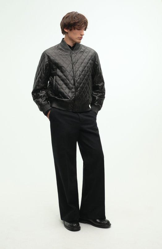 Шерстяные брюки Ann Demeulemeester B0011607/FA207 Чёрный  B0011607/FA207 Фото 6