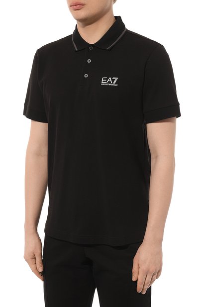 Хлопк�овое поло EA7, арт. 8NPF06/PJ04Z, фото 3
