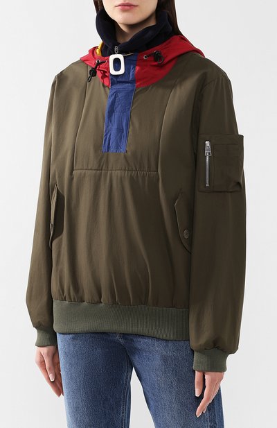 Хлопковая куртка JW ANDERSON хаки цвета по цене 64600 руб., арт. JK03619A 186/525, фото 3 Хлопковая куртка JW ANDERSON, арт. JK03619A 186/525, фото 3