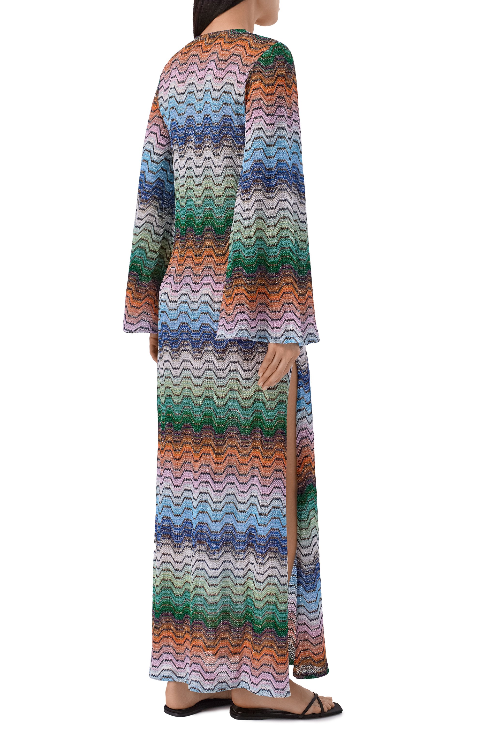 Платье из вискозы MISSONI разноцветного цвета по цене 156000 руб., арт. MC26SQ04/BR015D, фото 3 Платье из вискозы MISSONI, арт. MC26SQ04/BR015D, фото 3