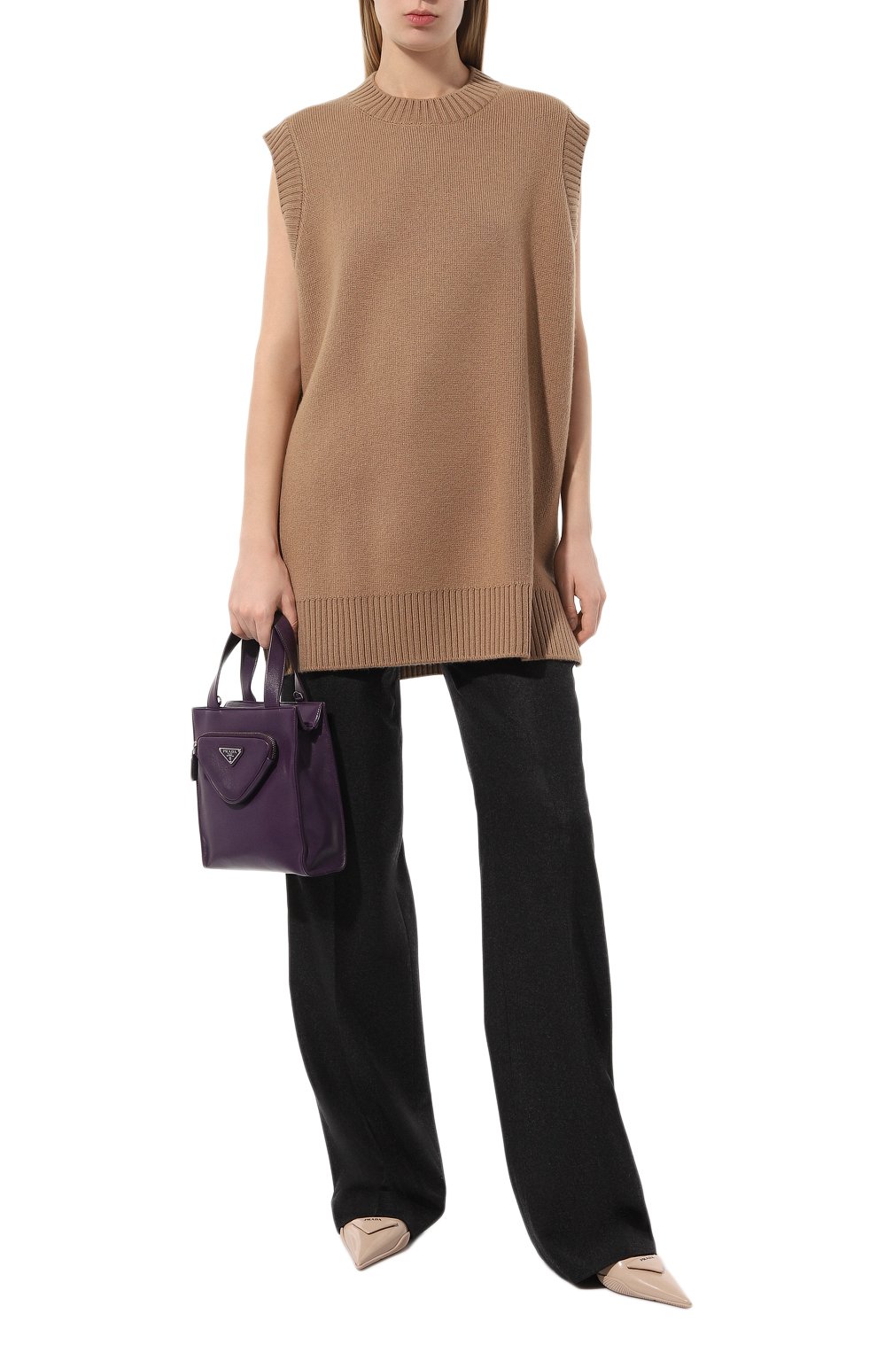 Кашемировый жилет PRADA, арт. P29946-1YGC-F0040-202, фото 2