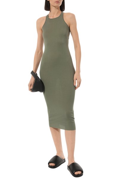 Хлопковое платье RICK OWENS, арт. RP01C5549/RD, фото 2