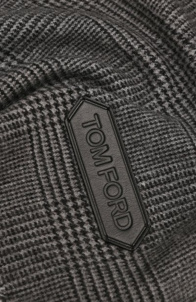 Шарф TOM FORD темно-серого цвета по цене 54250 руб., арт. 4TF138/2NBA, фото 3 Шарф TOM FORD, арт. 4TF138/2NBA, фото 3