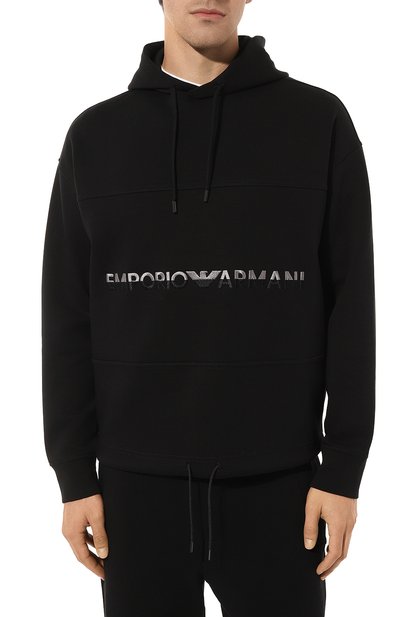Хлопковое худи EMPORIO ARMANI, арт. 6R1MCM/1JHSZ, фото 3