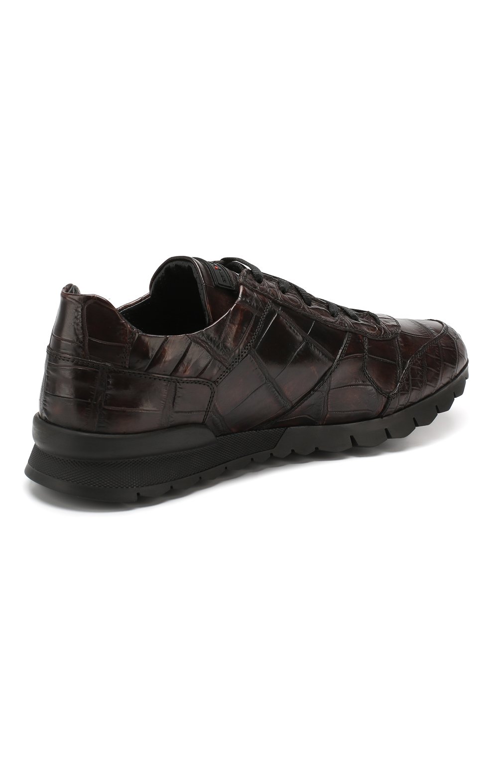 Кроссовки из кожи крокодила KITON, арт. USSVLAXN00102/CNIL, фото 4