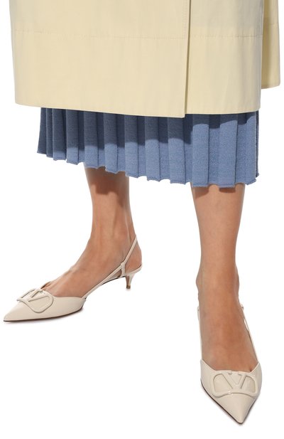 Кожаные туфли vlogo signature VALENTINO, арт. XW2S0Q70/TMK, фото 3