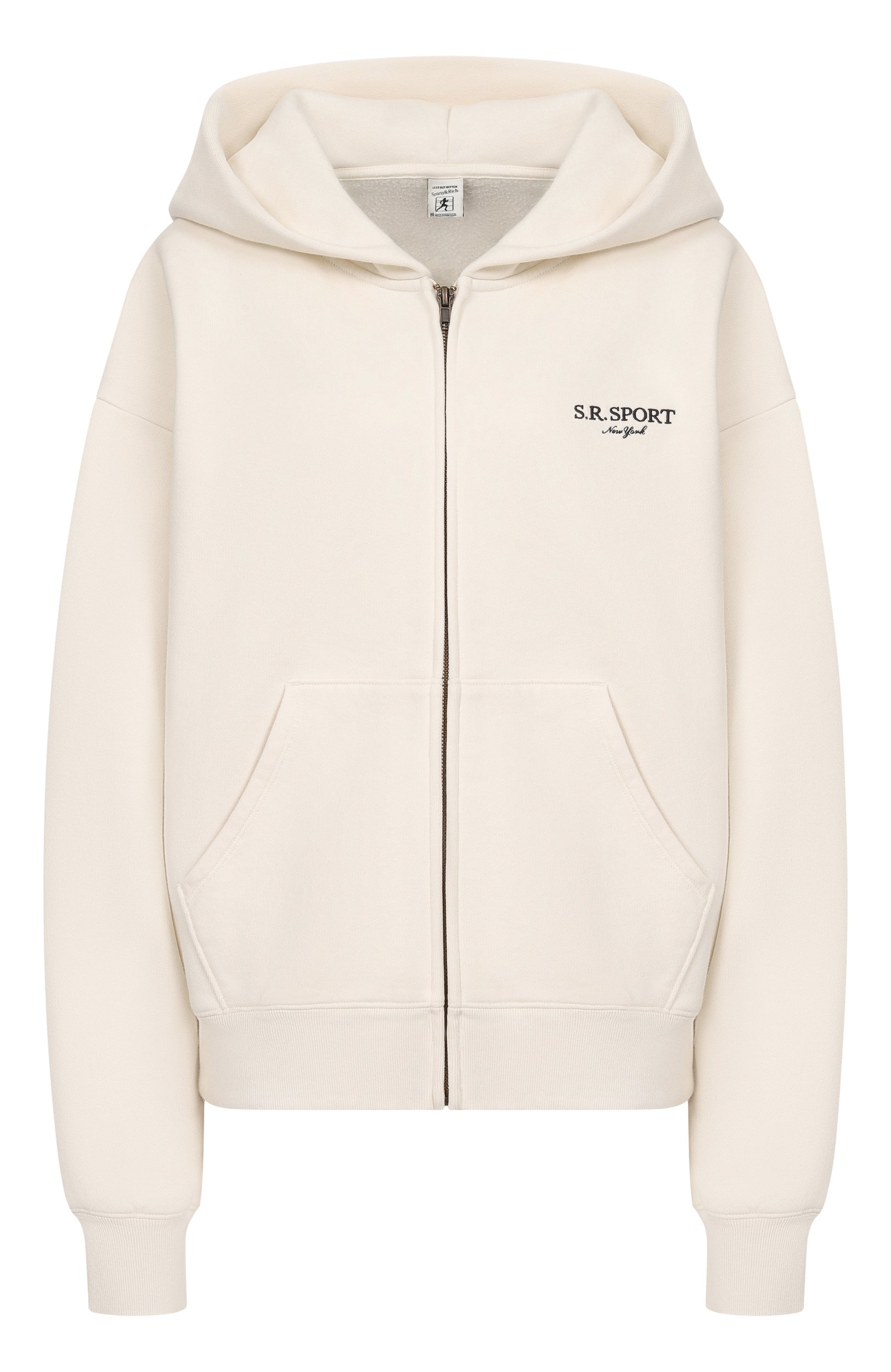Хлопковая толстовка SPORTY AND RICH, арт. ST094711304WH37, фото 1