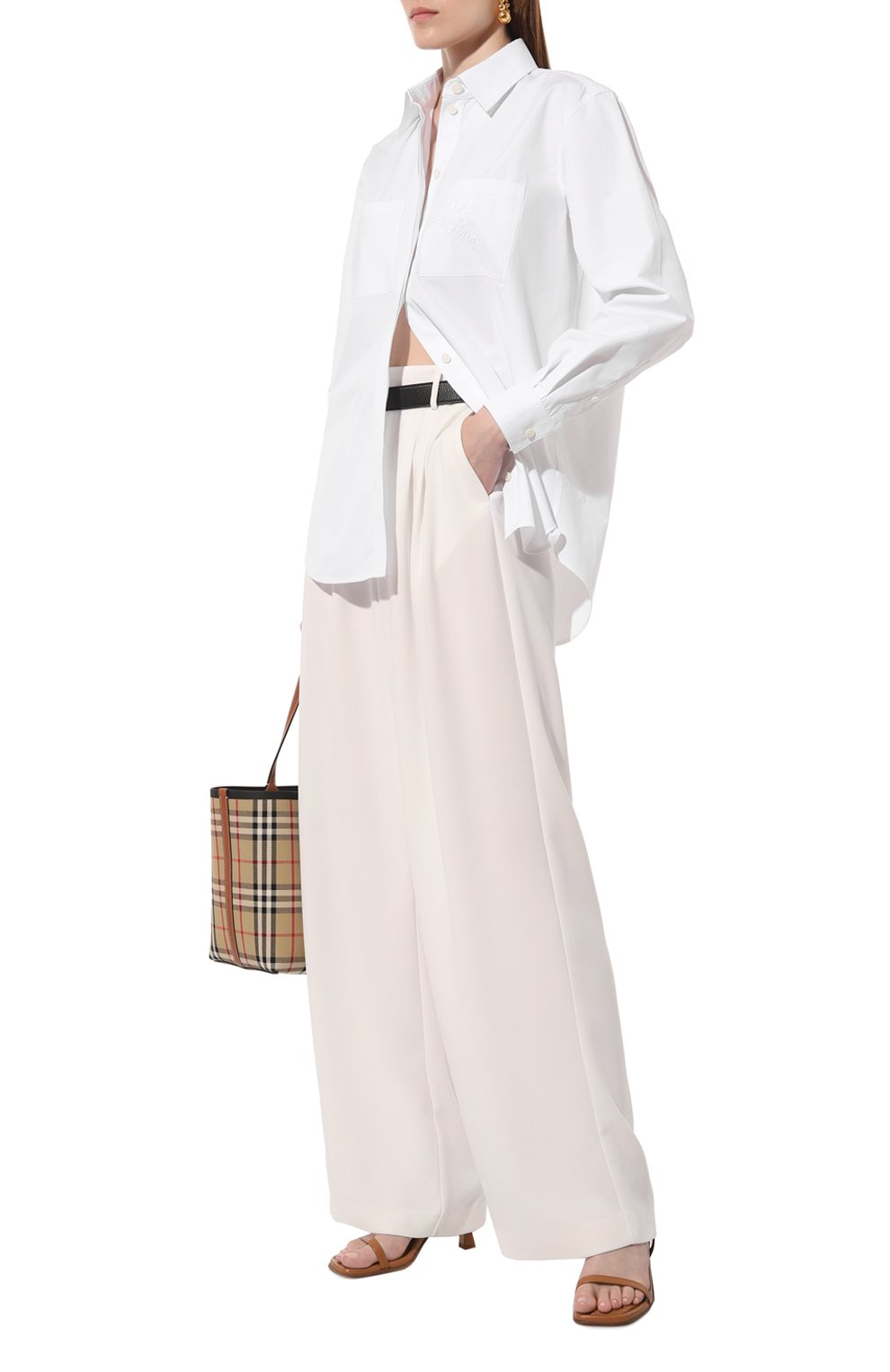 Хлопковая рубашка BURBERRY, арт. 8071363, фото 2