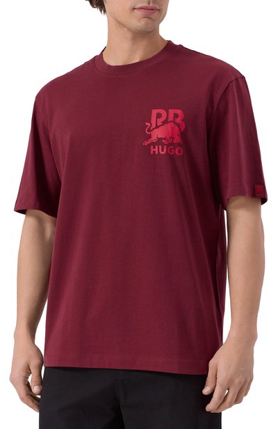 Хлопковая футболка hugo x rb HUGO, арт. 50549307, фото 3