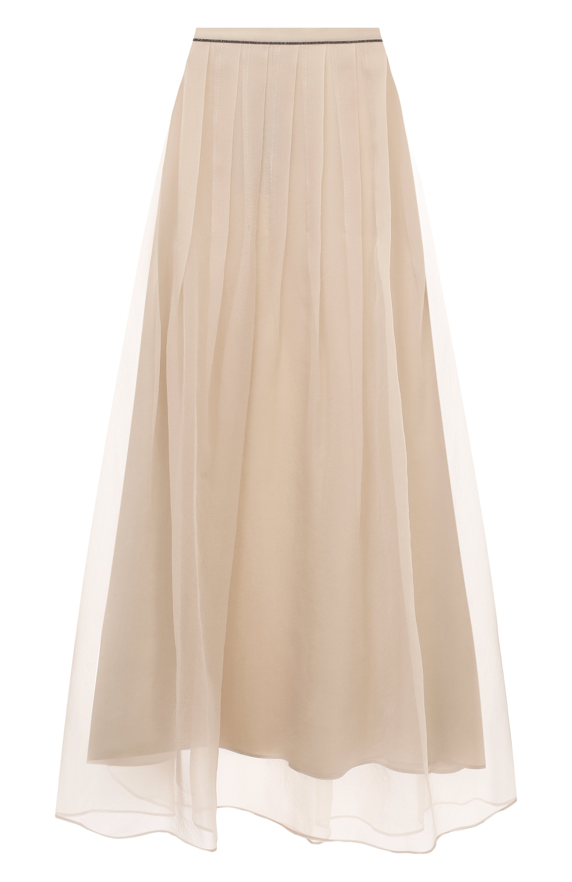 Шелковая юбка BRUNELLO CUCINELLI, арт. MF940G3375, фото 1