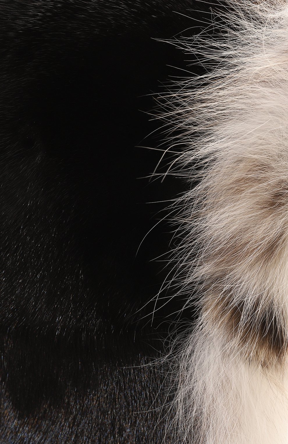 Шапка-ушанка из меха норки и рыси VICTORIA KUSENKOVA черно-белого цвета по цене 418000 руб., арт. 322806054227, фото 3 Шапка-ушанка из меха норки и рыси VICTORIA KUSENKOVA, арт. 322806054227, фото 3