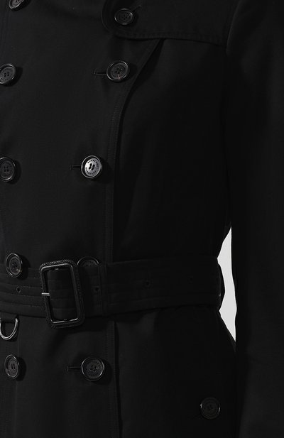 Однотонный двубортный тренч с поясом BURBERRY, арт. 4009022, фото 5